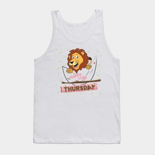 Happy Lion - Wear it on every Thursday Tank Top